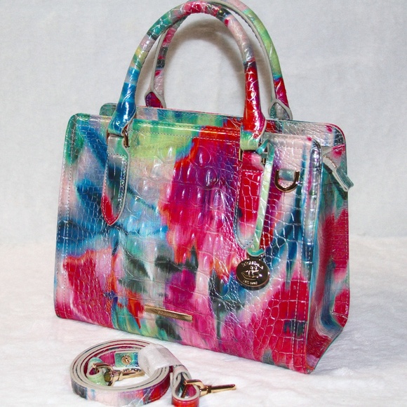 NWT BRAHMIN Cami Satchel Melbourne Leather Purse - Picture 3 of 6